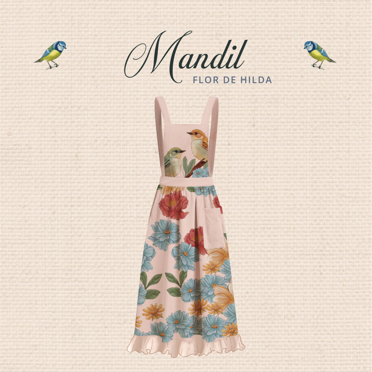 MANDIL CON BOBOS - HILDA - Imagen 4