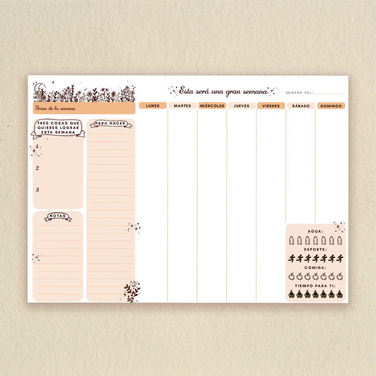 PLANNER SEMANAL